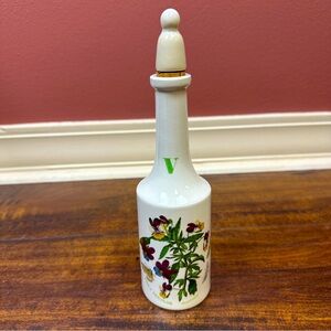 Portmeirion Botanic Garden Viola Tricolor Heartsease Vinegar Jar with Lid